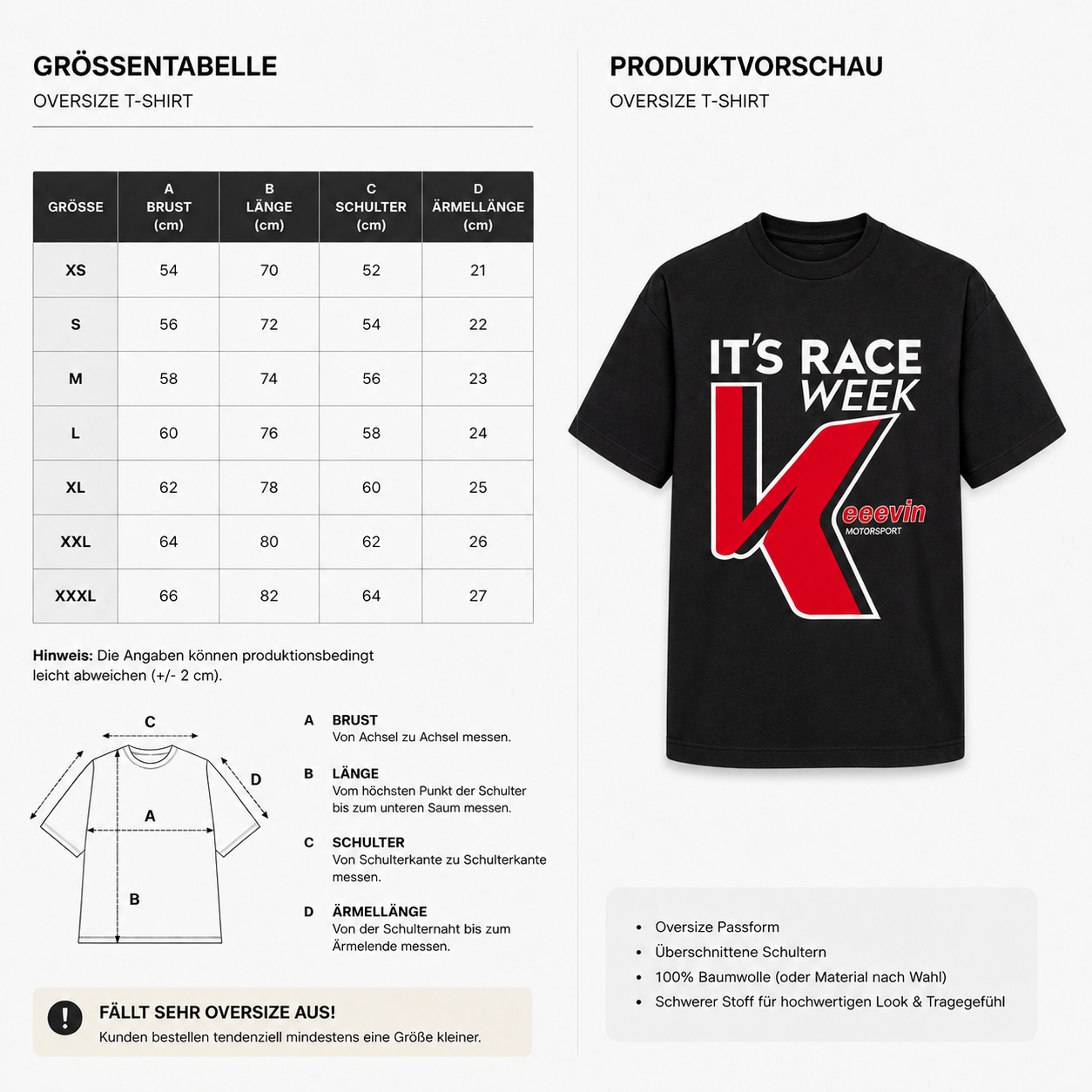 Keeevin Motorsport Oversize T